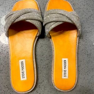 Steve Madden rhinestone sandals. New without tags or box.